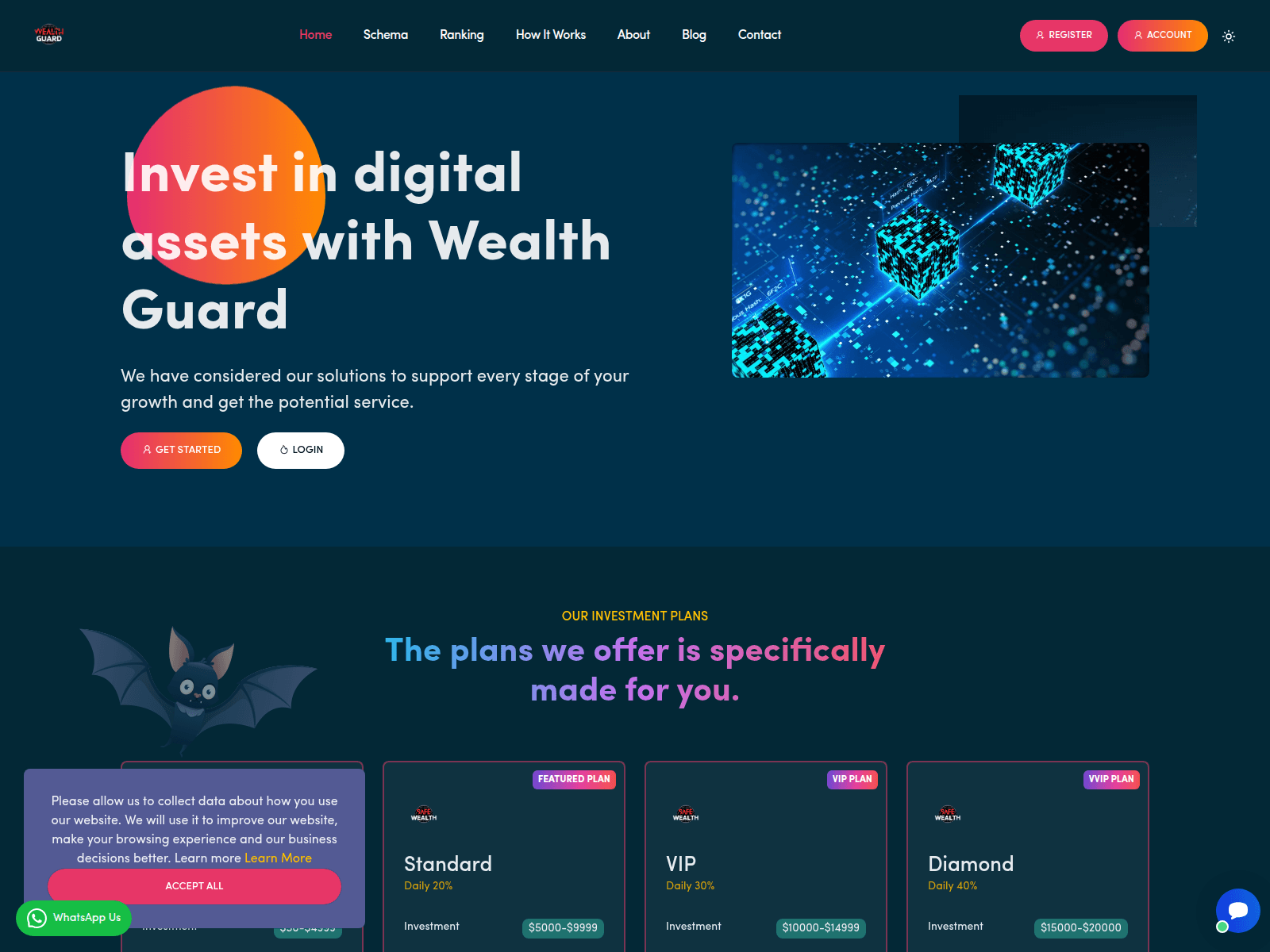 Screenshot of wealthguard.site