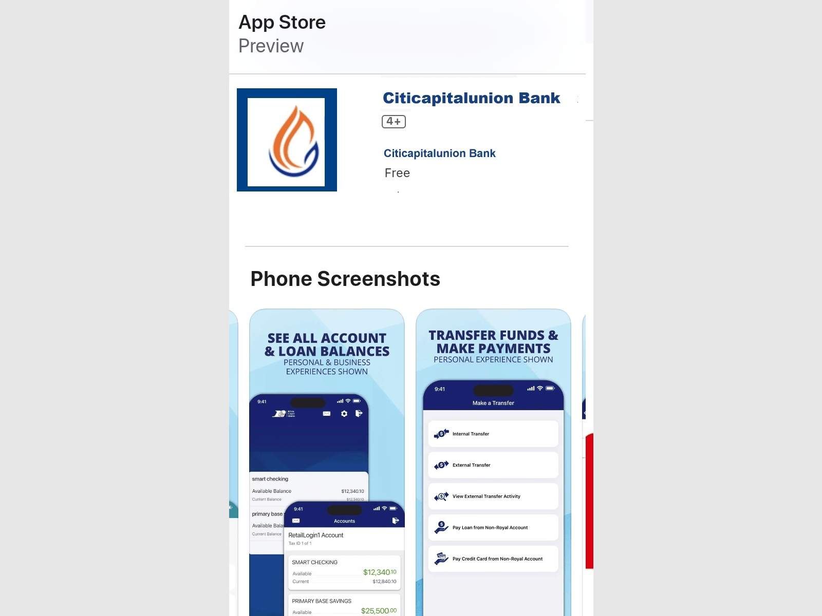 Screenshot of ca.citicapitalunion.com