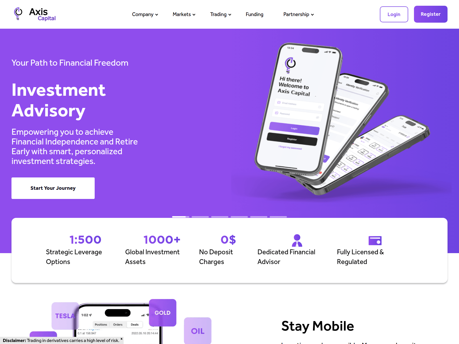 Screenshot of axiscapitalmgt.com.pinnaclerfp.com