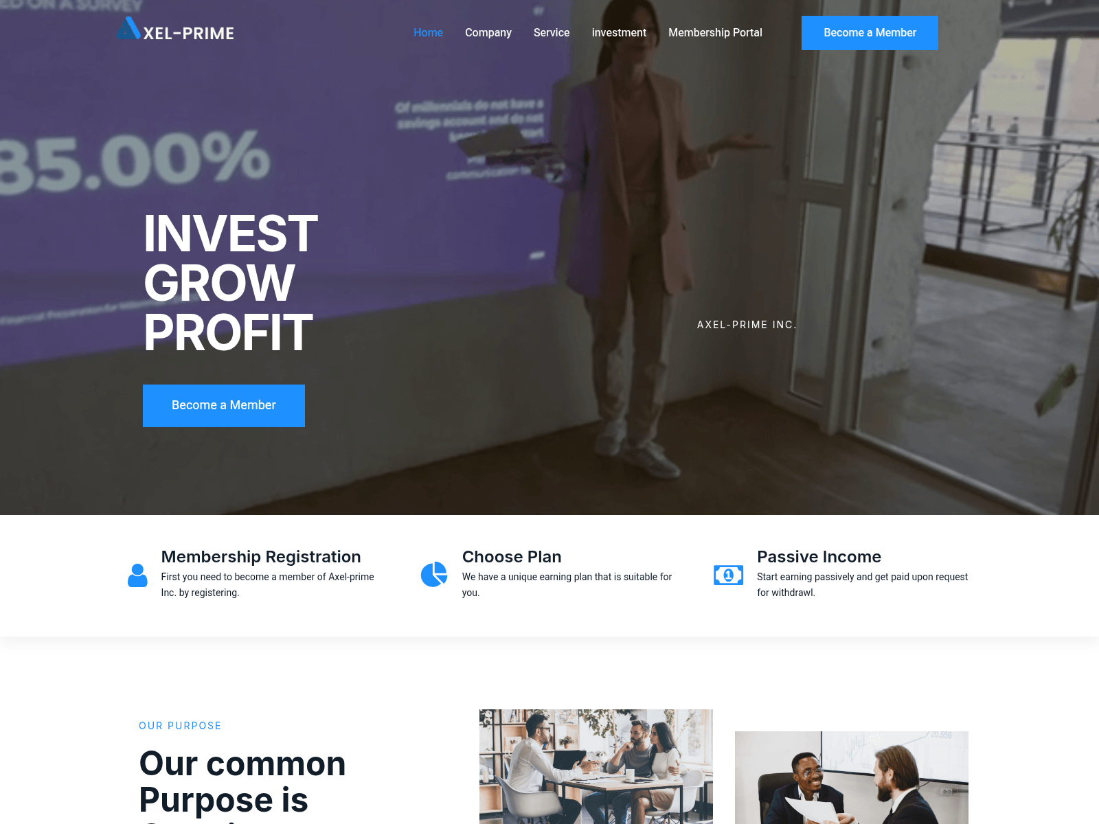 Screenshot of axel-prime.com
