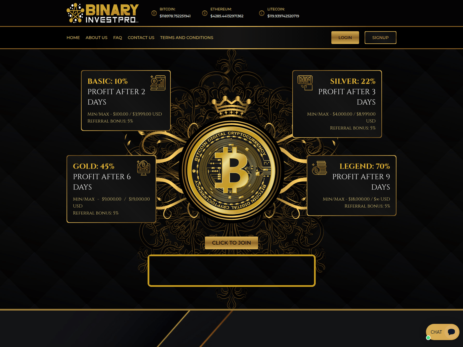 URLScan capture for binaryinvestpro.com