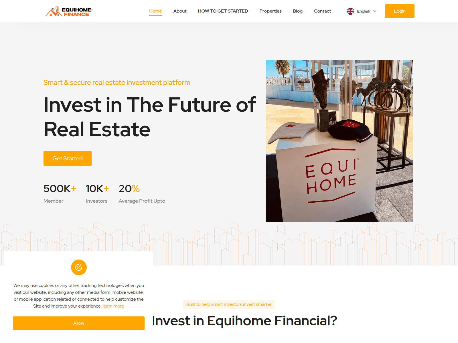 Screenshot of equihome-finance.com.prospera-bridge.com
