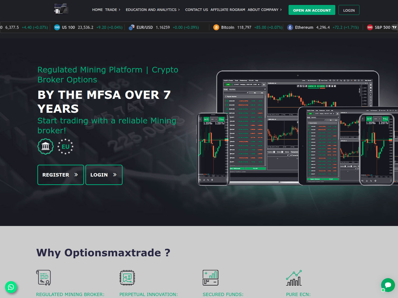 Screenshot of optionsmxtrd.com.trdingpitfs.com