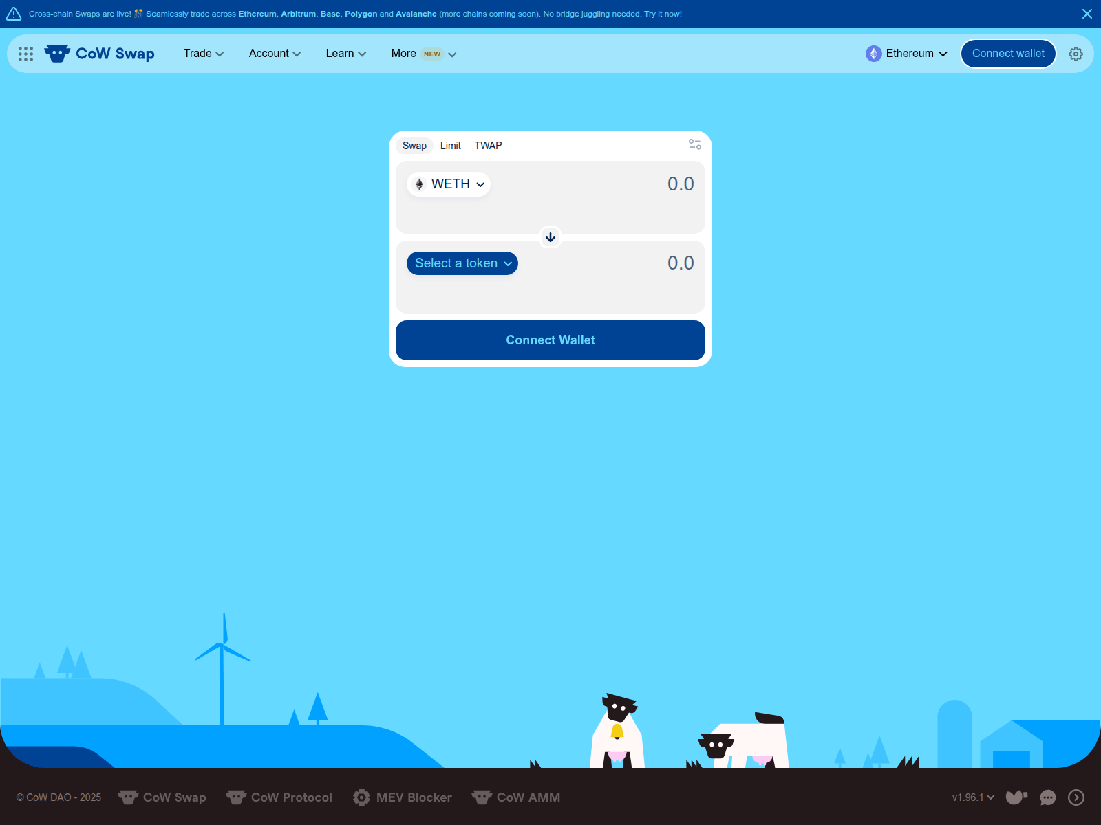 Screenshot of cow-swop.org