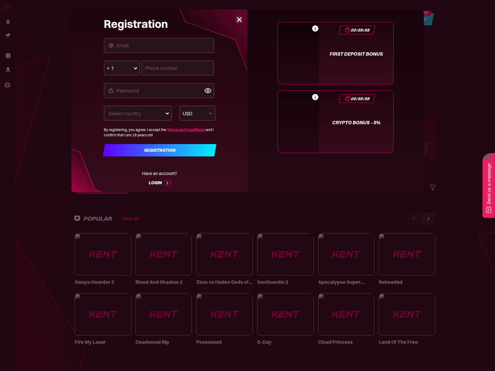 Screenshot of kentwincas.com