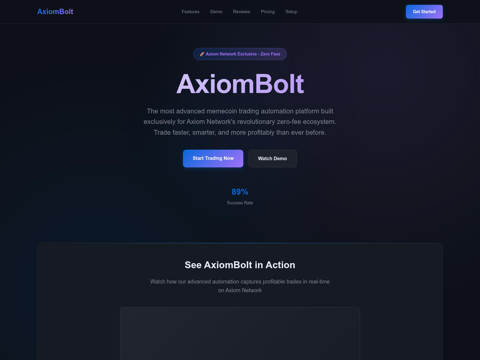 Screenshot of axiombolt.fun