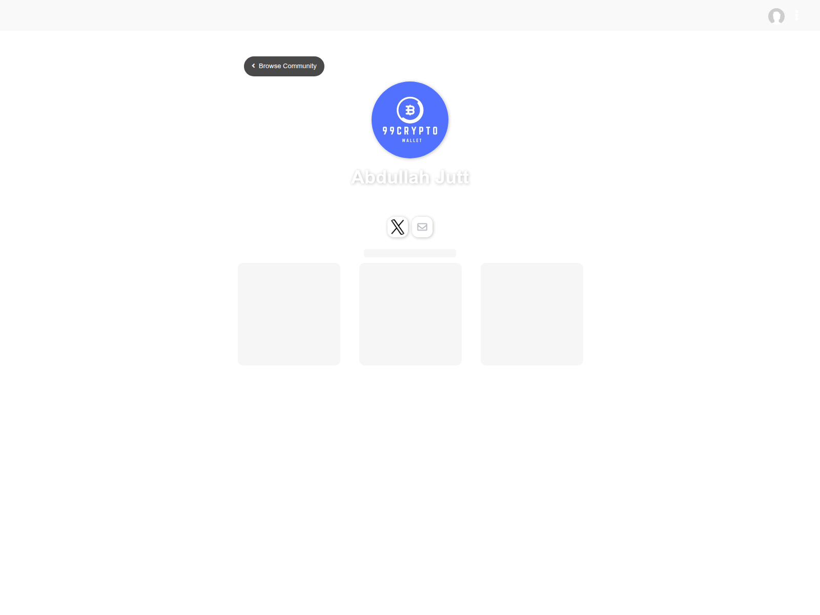 Screenshot of 99walletcrypto.kred
