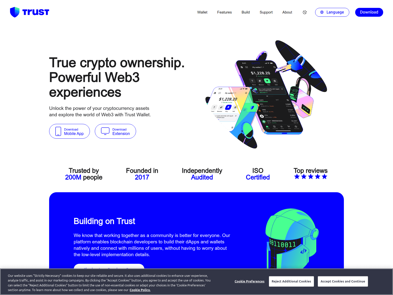 Screenshot of trustnets.surge.sh