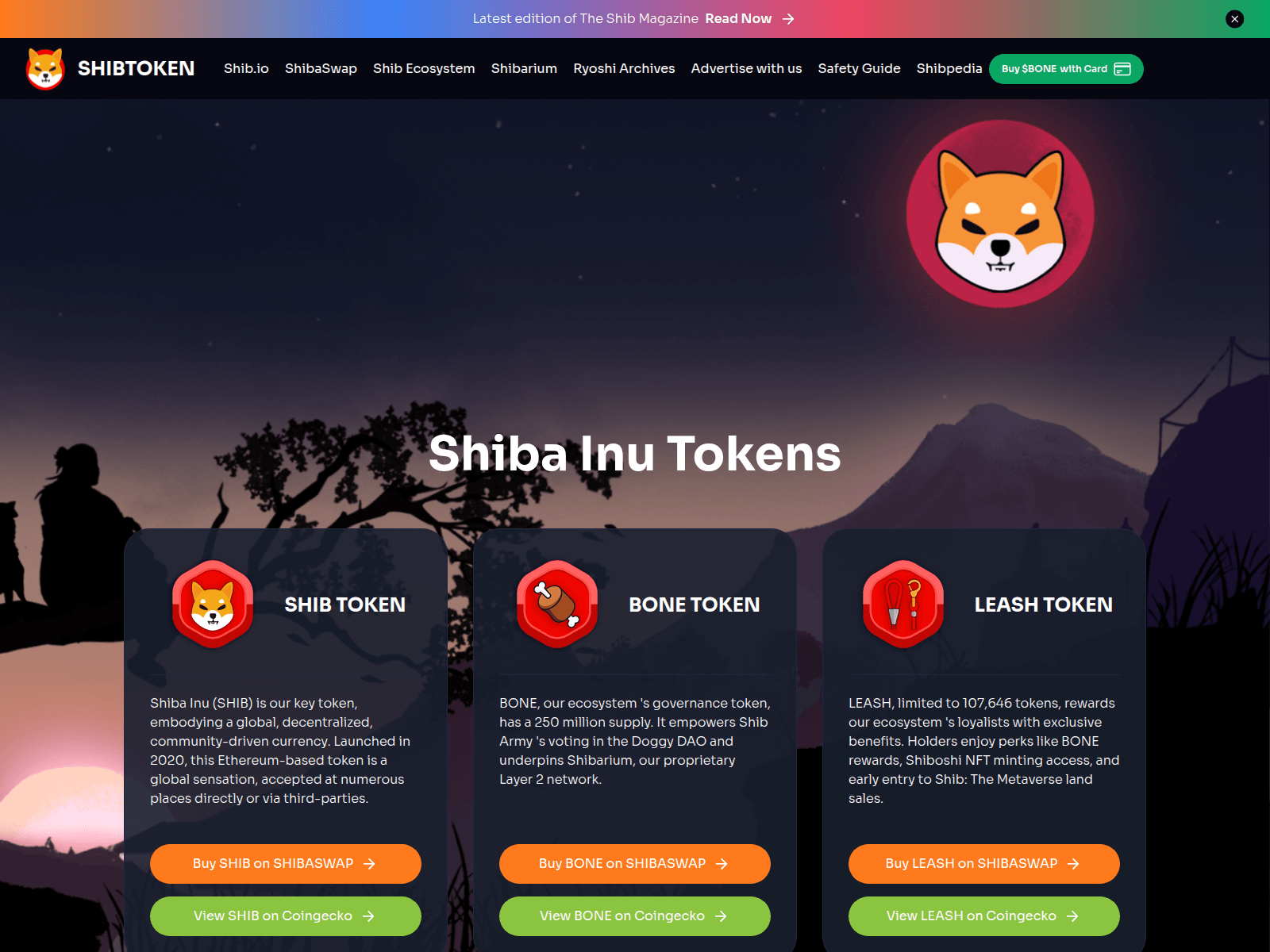 Forensic screenshot of shibaclaim.com