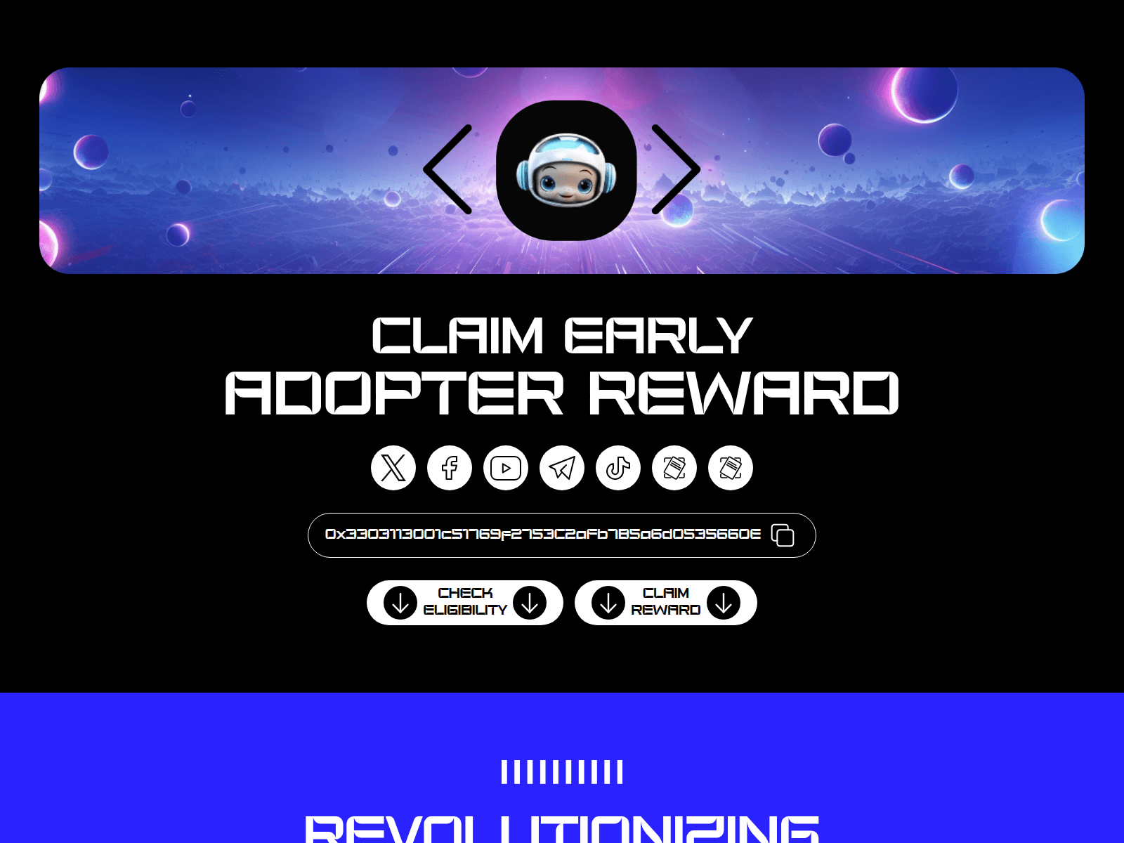 Screenshot of claim.babygrokai.top