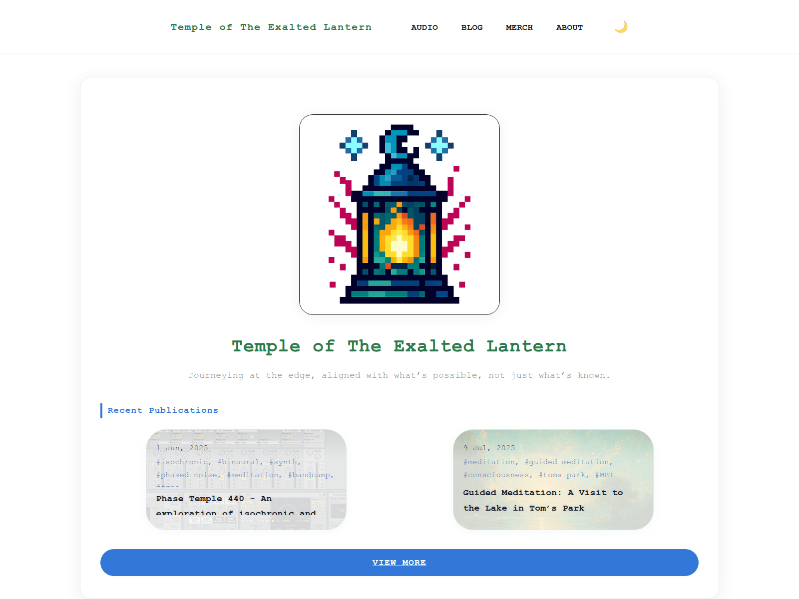 Screenshot of templeofexla.com