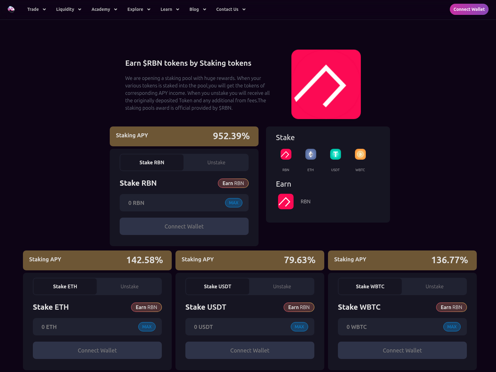 Screenshot of sushi-rbn.top