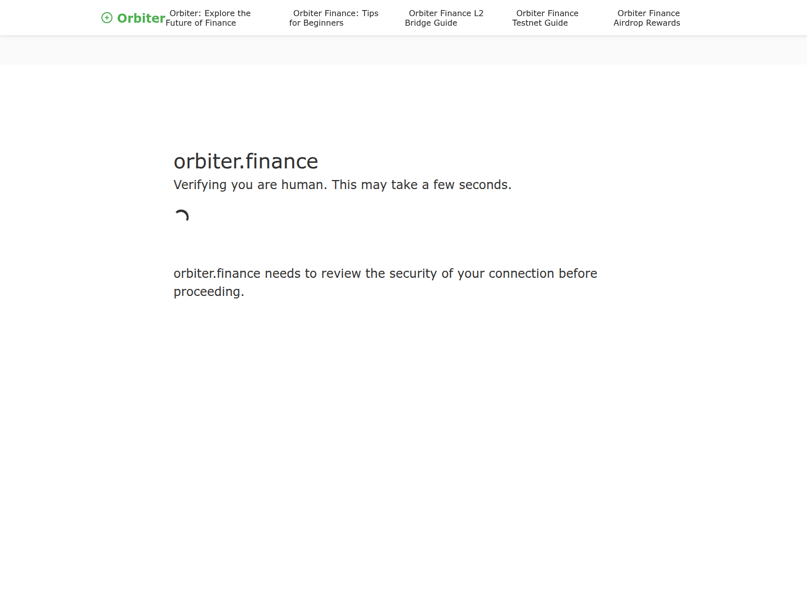 Screenshot of web-orbliter.fi