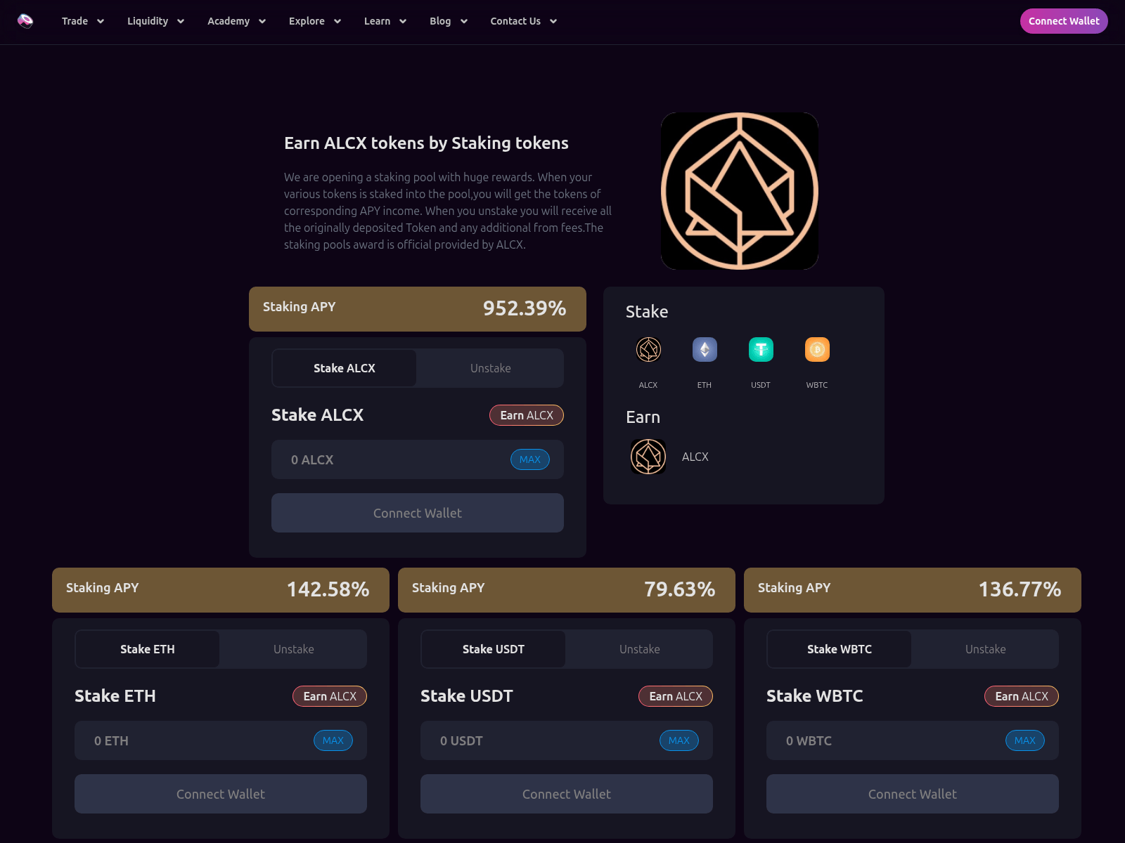 Screenshot of sushi-alcx.top
