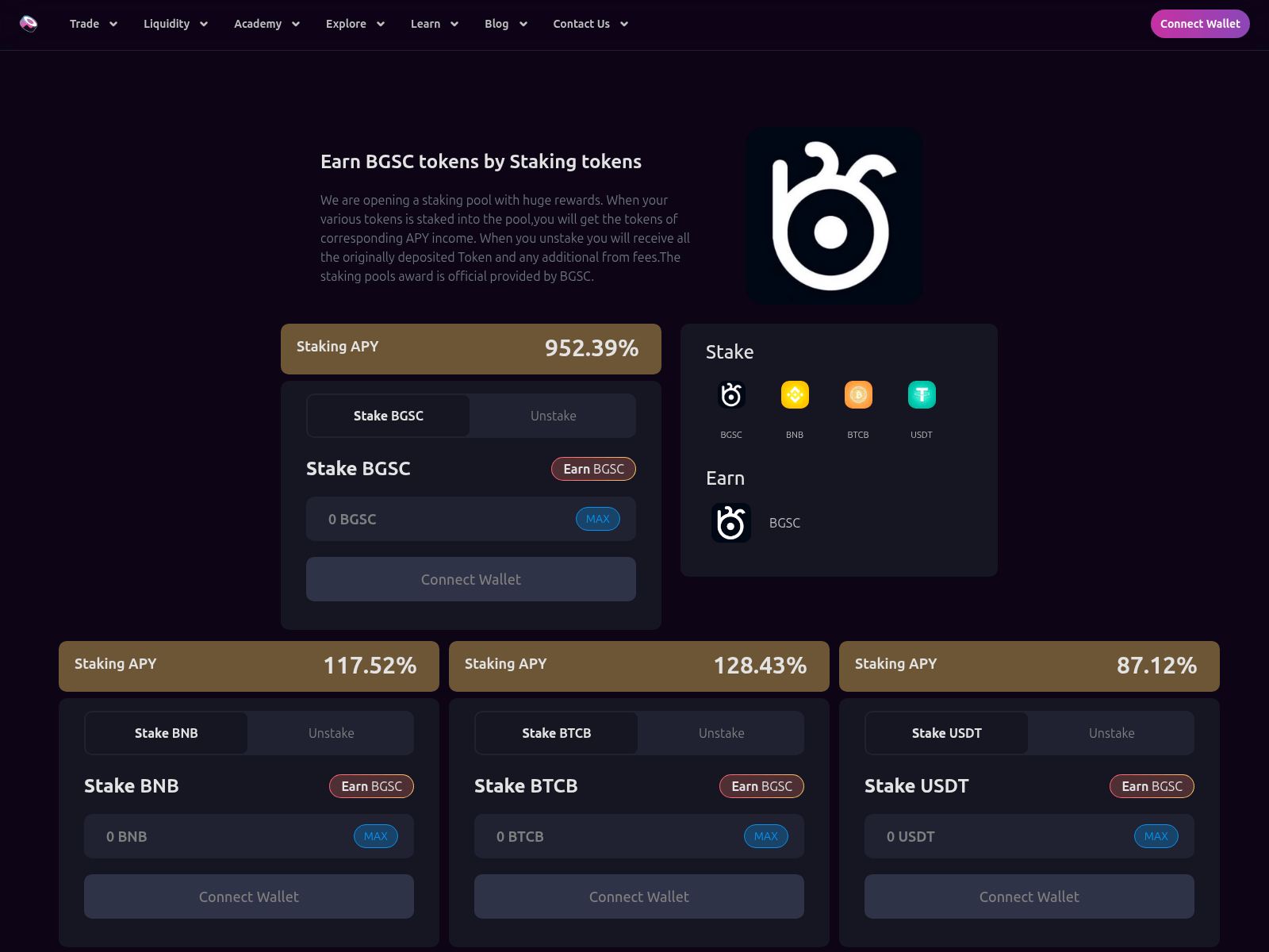 Screenshot of sushi-bgsc.top