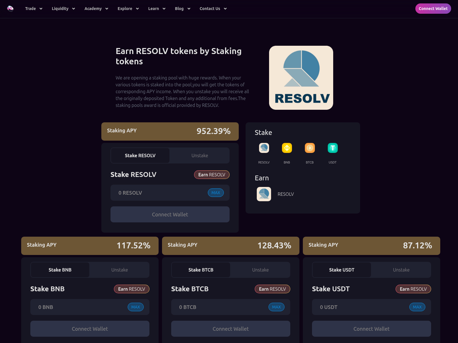 Screenshot of sushi-resolv.top