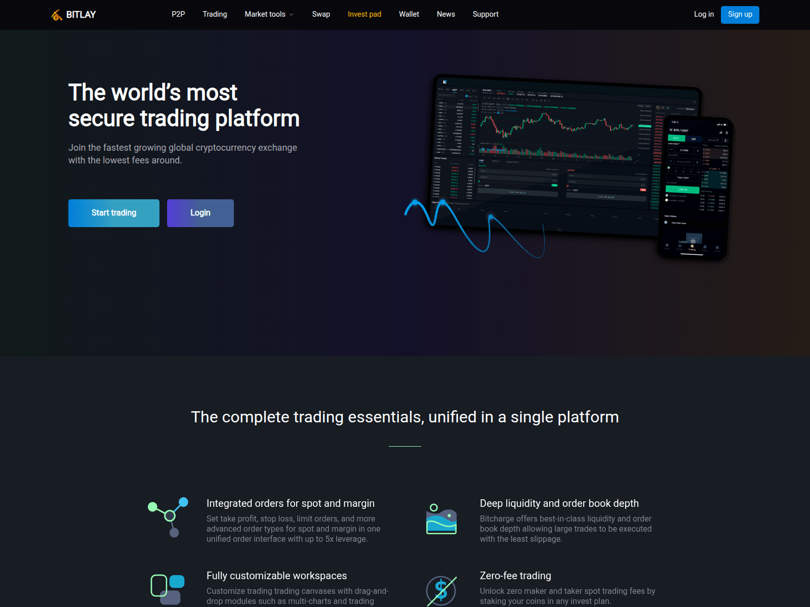 Screenshot of app.bitlay.pro