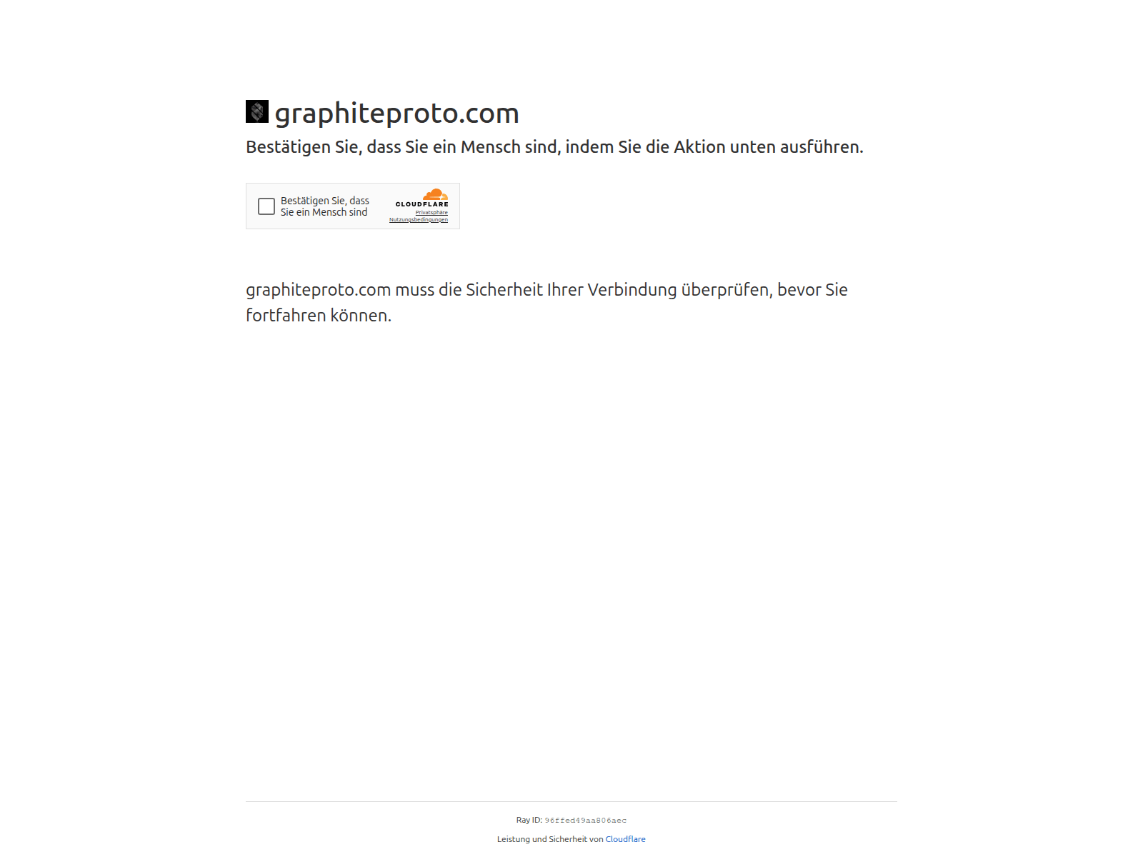 Screenshot of graphiteproto.com