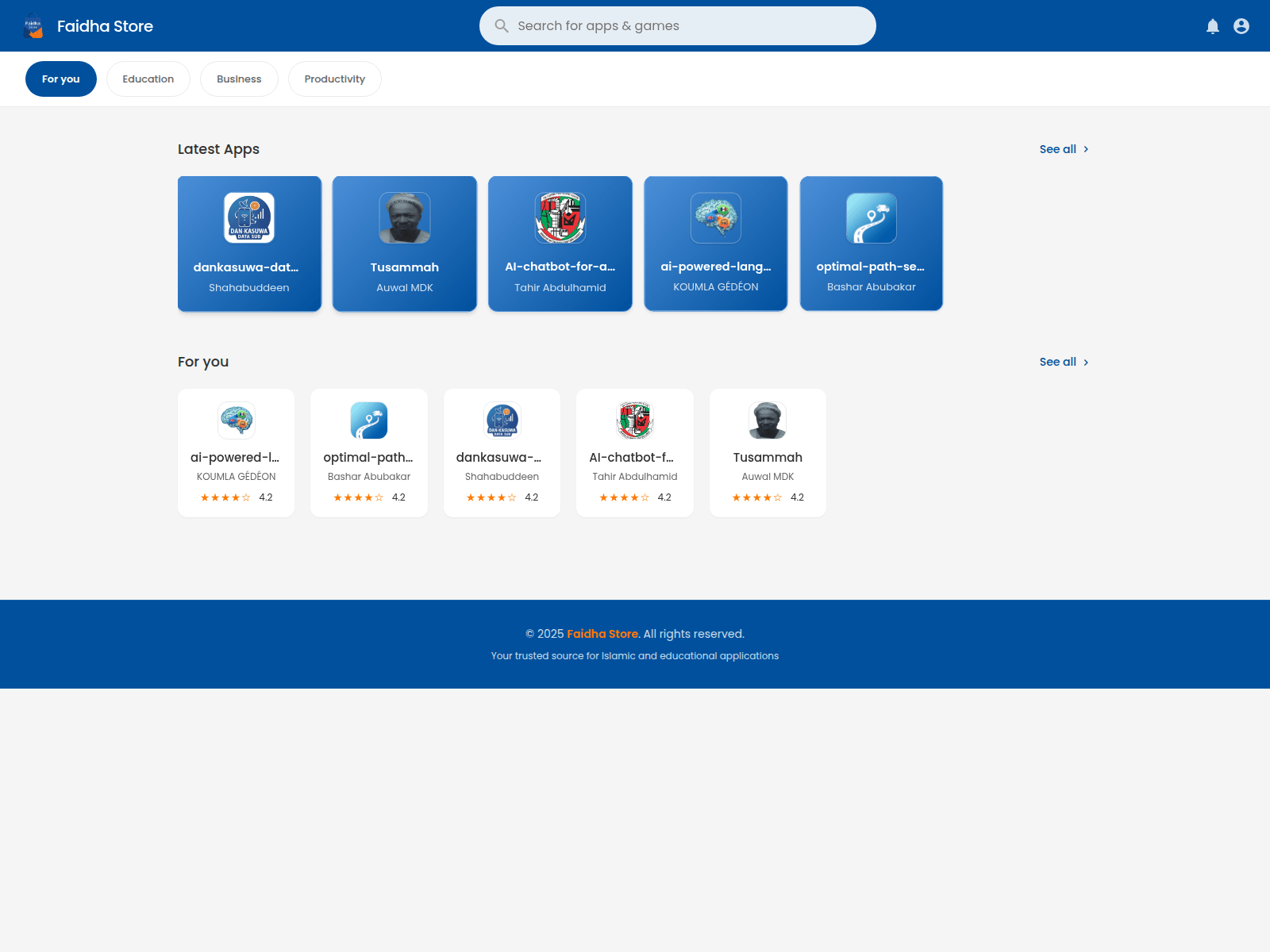 Screenshot of faidhastore.com.ng