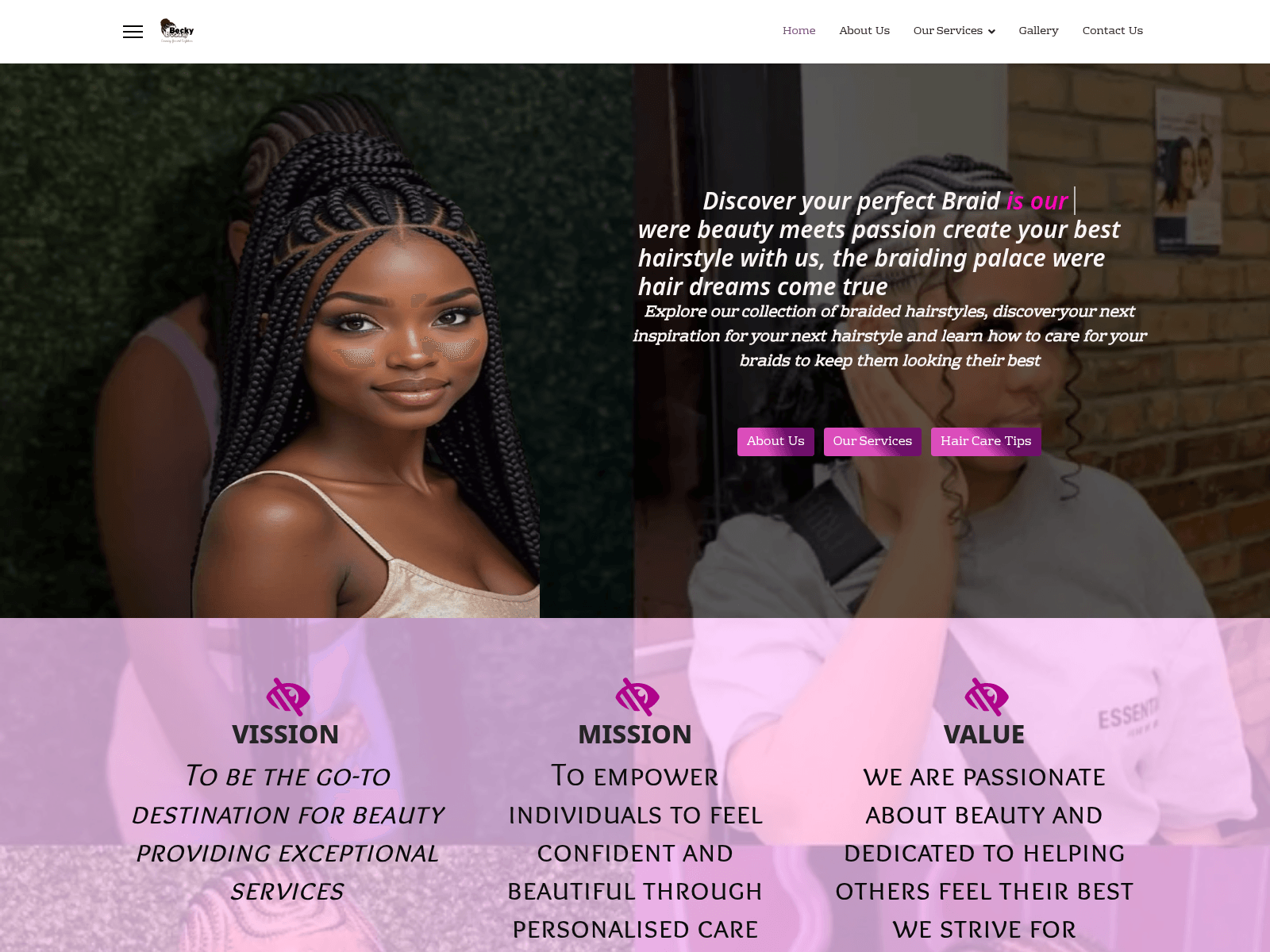 Screenshot of beckyhubhaven.com.ng