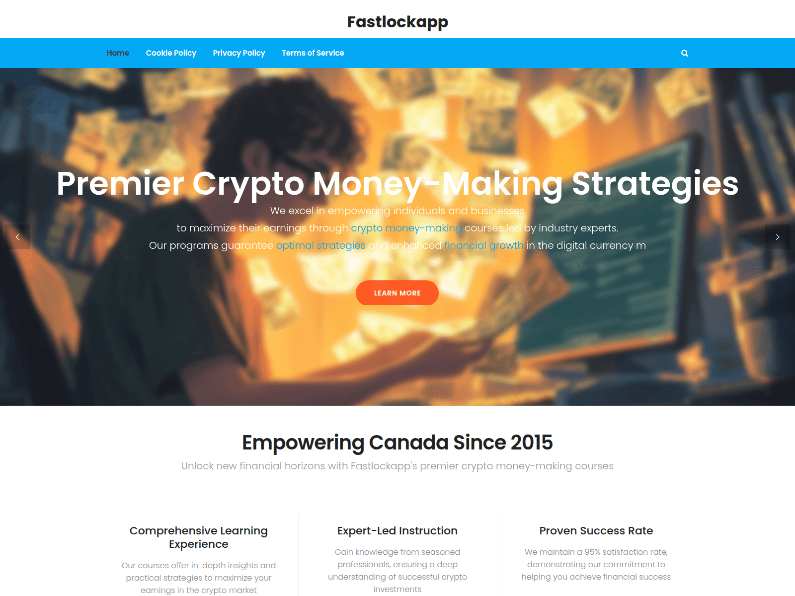 Screenshot of fastlockapp.com