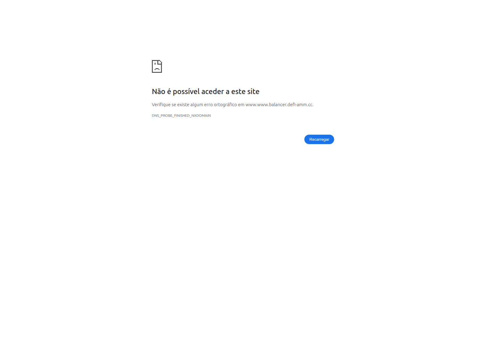 Forensic screenshot of balancer.defi-amm.cc