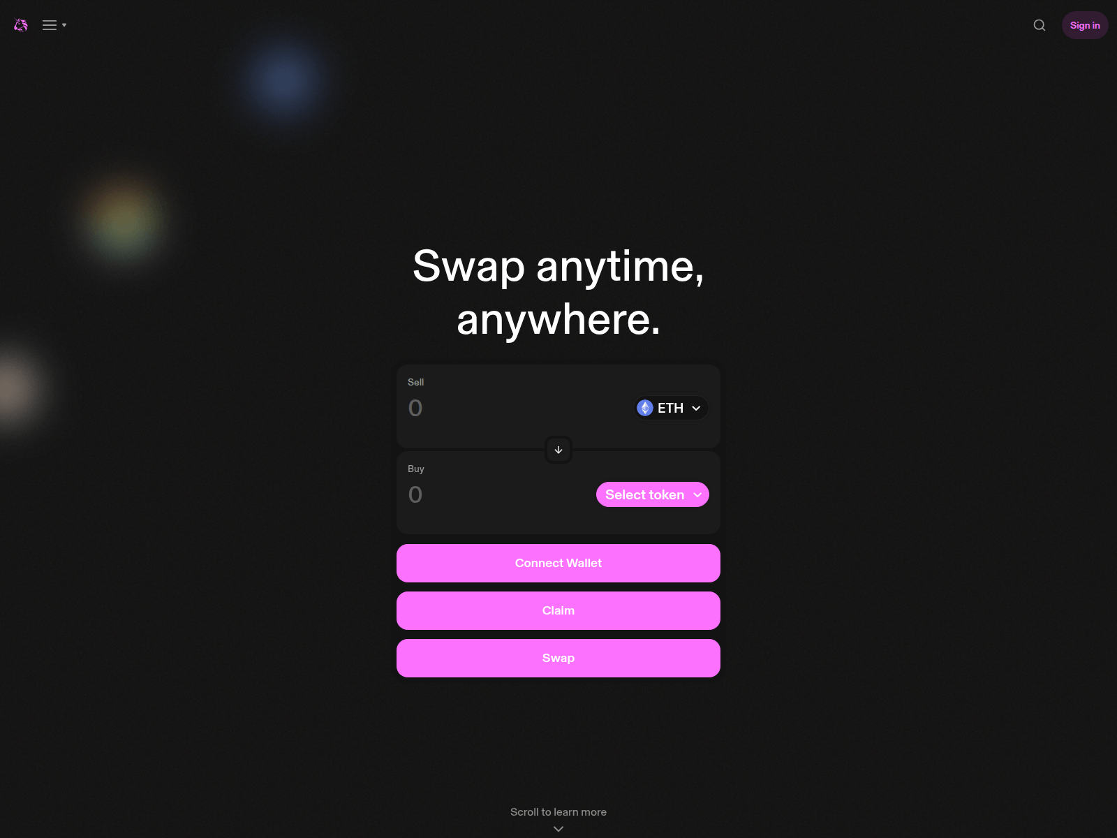 Screenshot of uniswapwallets.web.app
