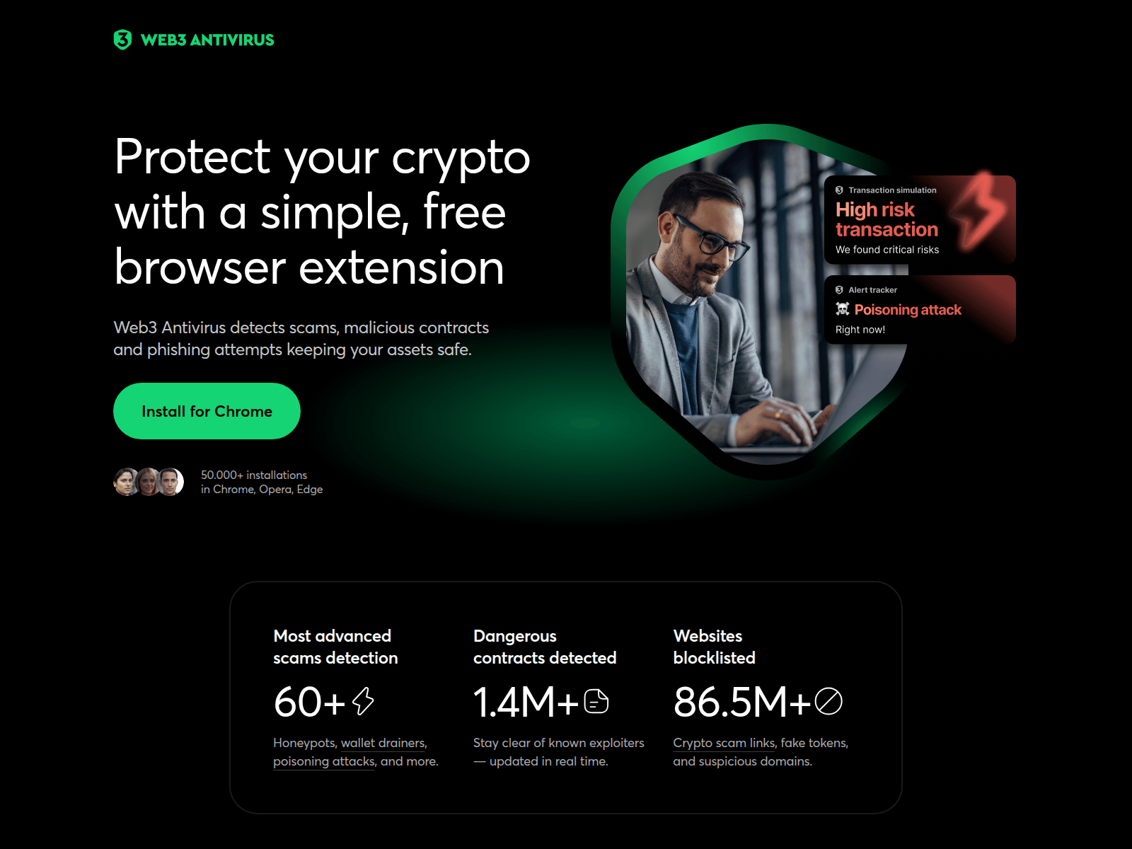 Screenshot of web3antivirus.net