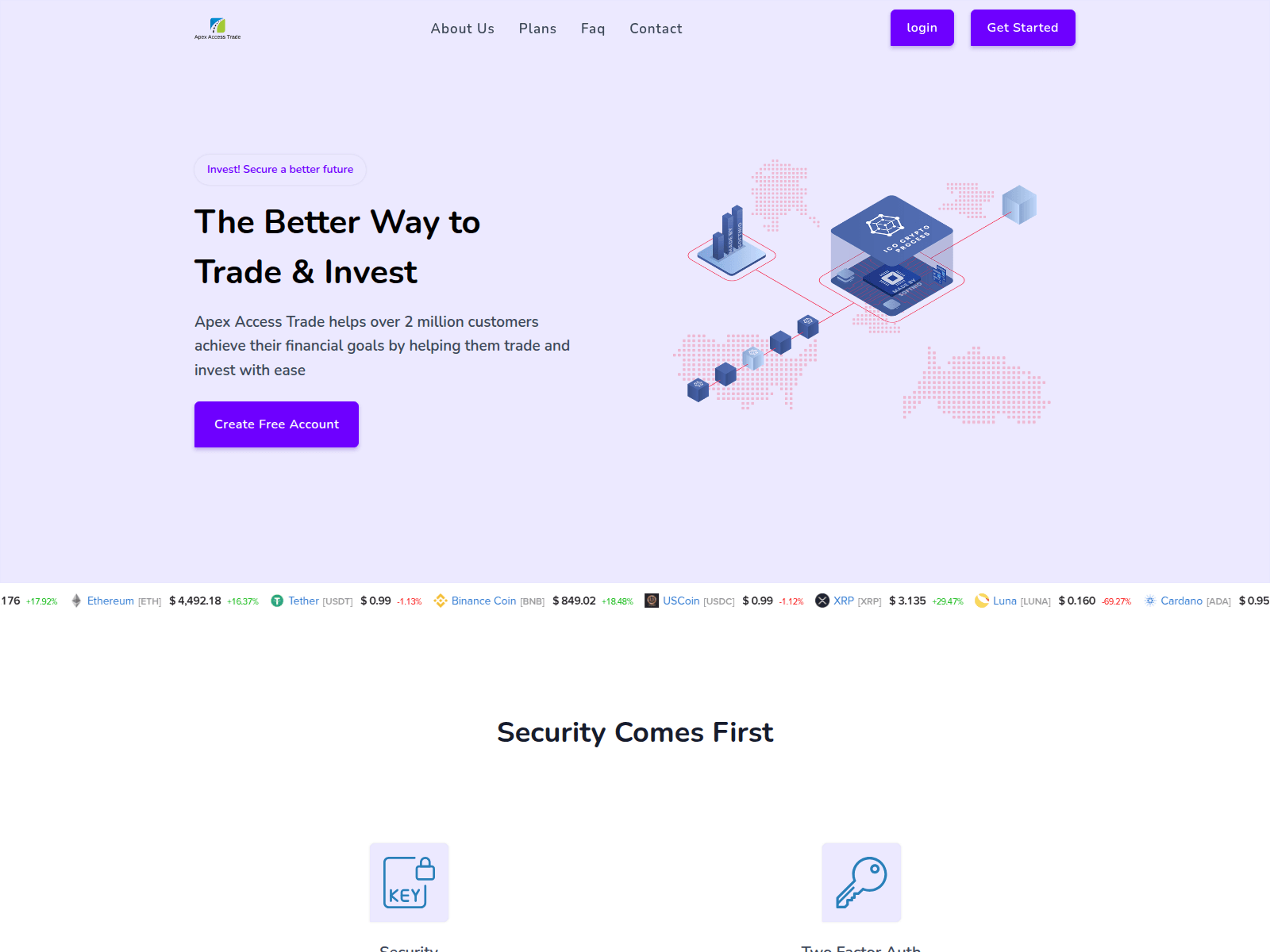 Screenshot of apexaccesstrade.org