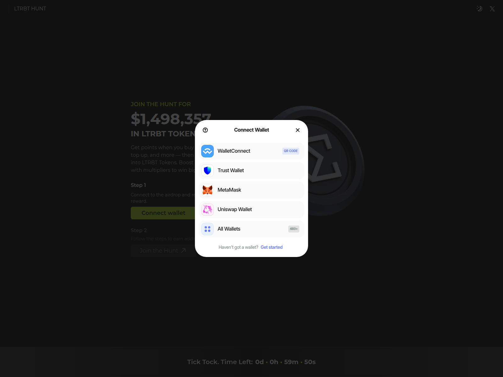 Screenshot of ltrbtcoin.vercel.app