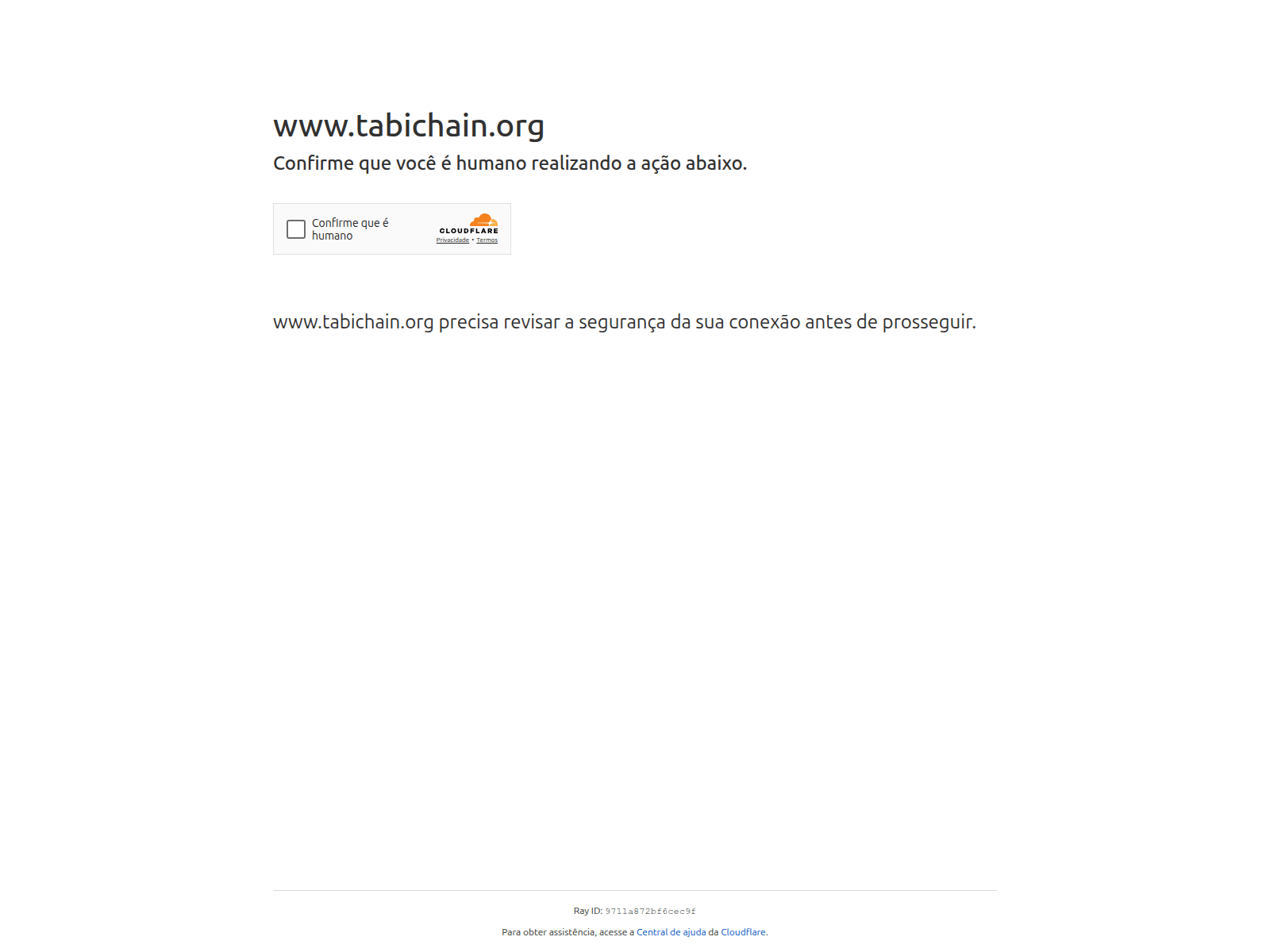 Screenshot of tabichain.org