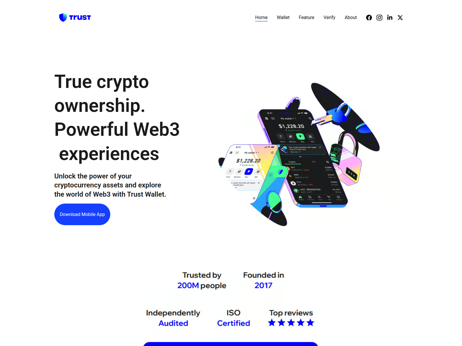 Screenshot of trustwallet.lt