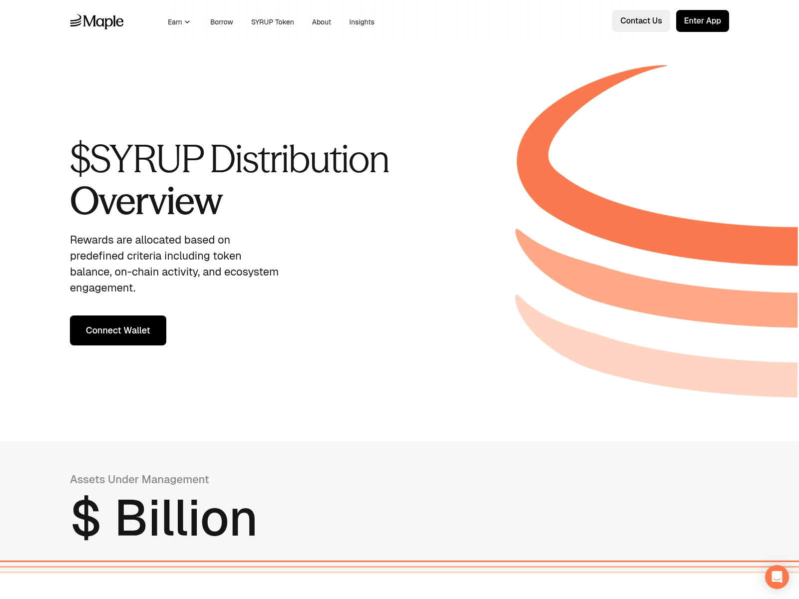 Screenshot of maple.finance-distribution.com