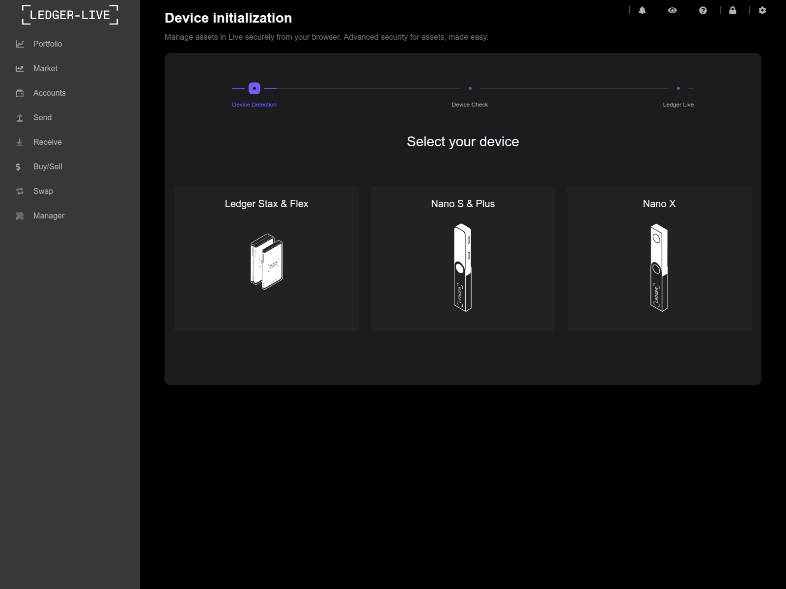 Screenshot of ledger-nano-x.com