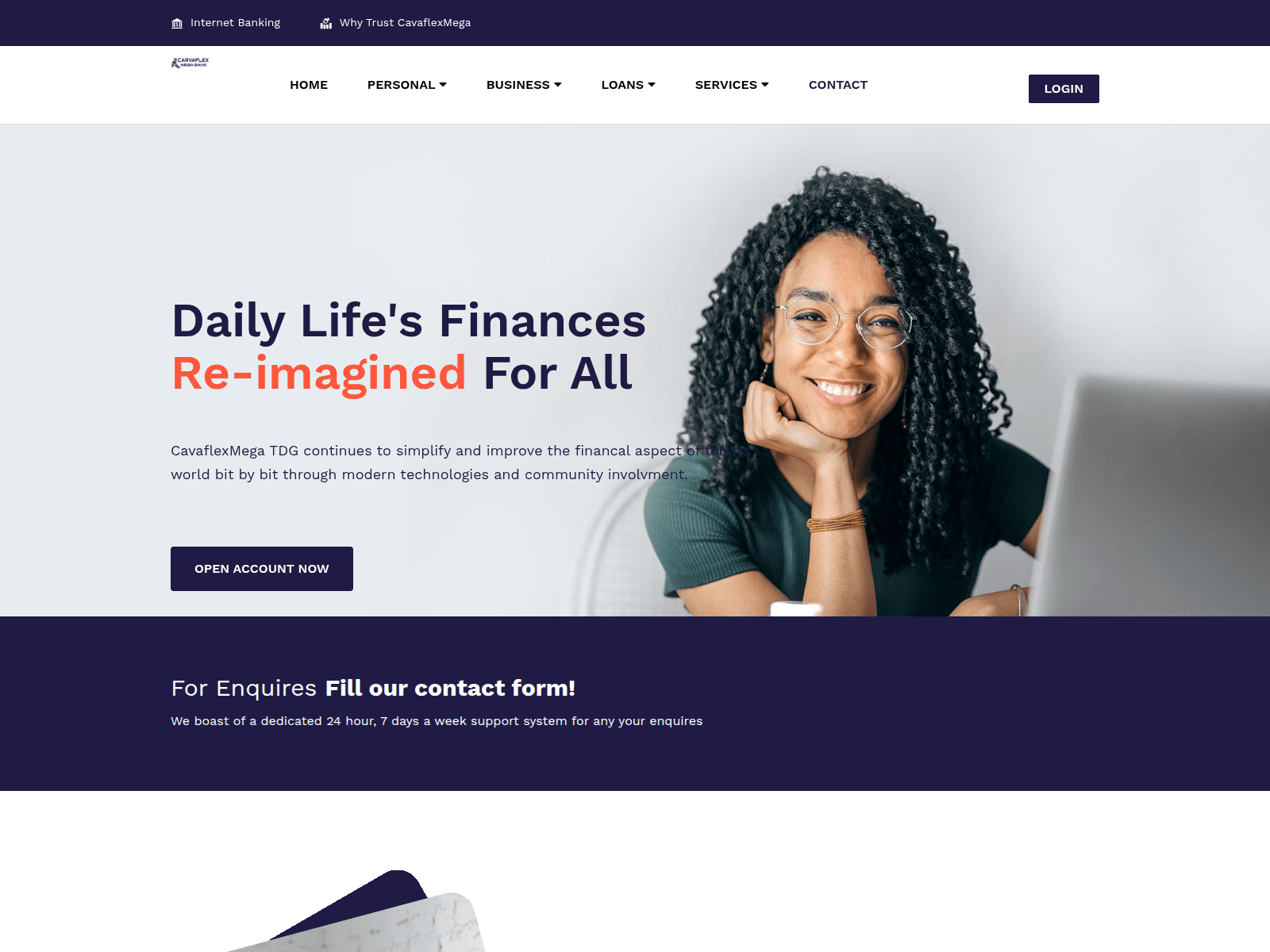 Screenshot of cavaflexmega.com
