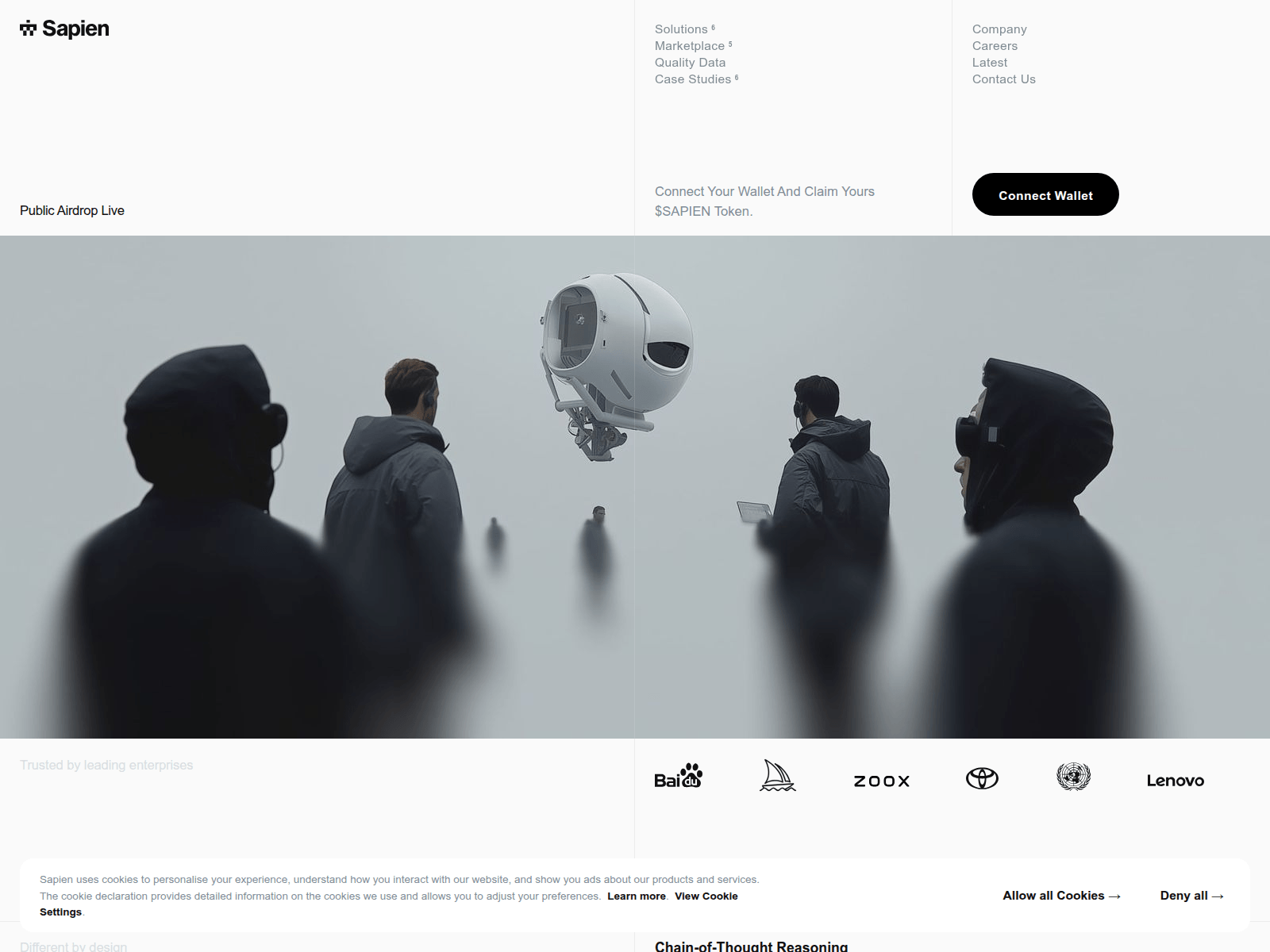 Screenshot of checker-sapien.website