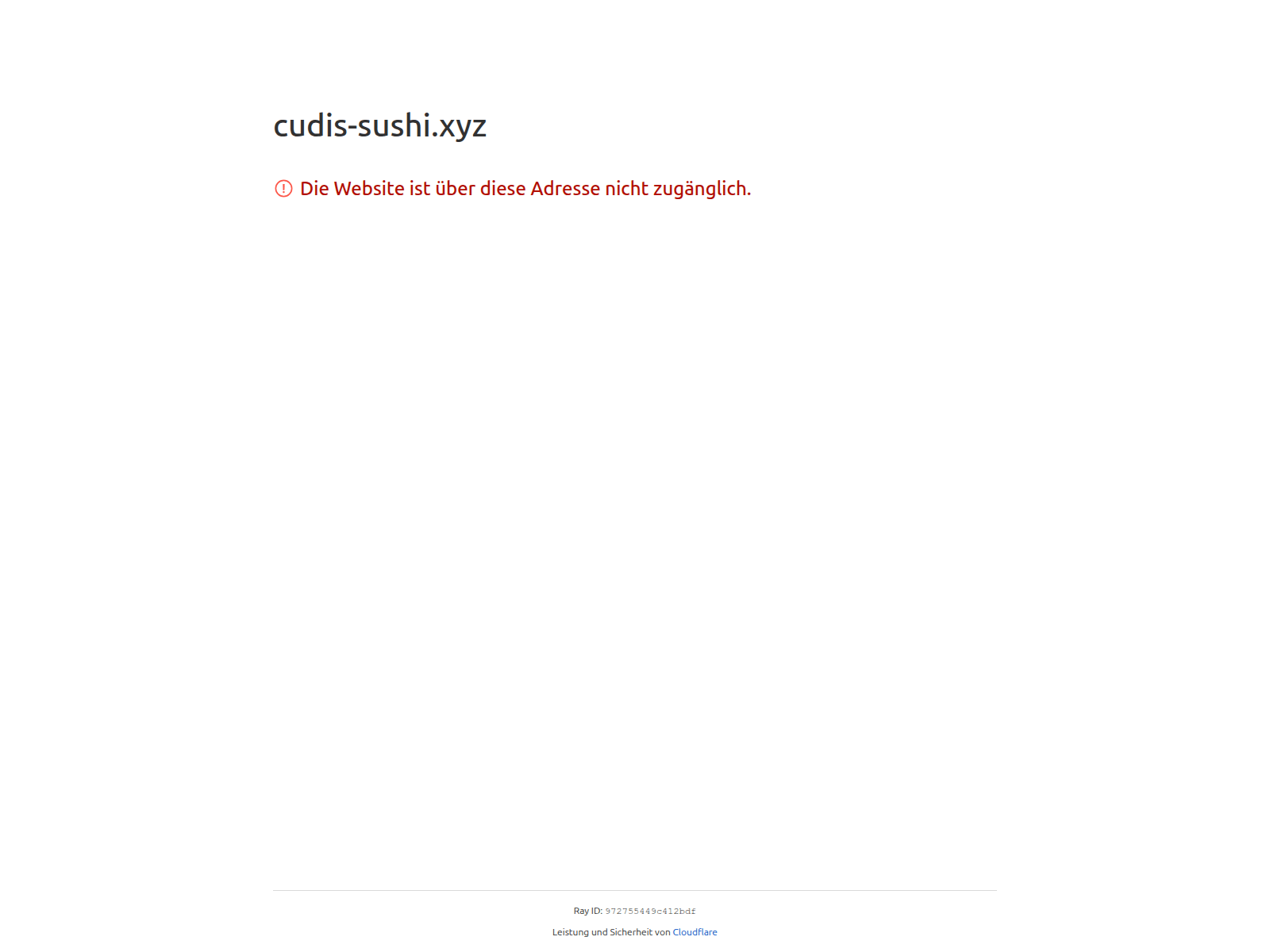 Screenshot of cudis-sushi.xyz