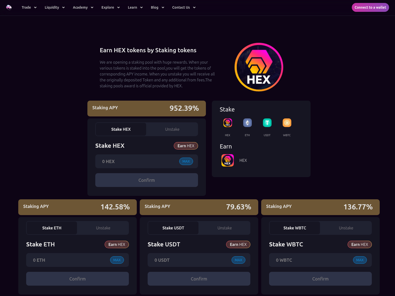 Screenshot of hex-sushi.top