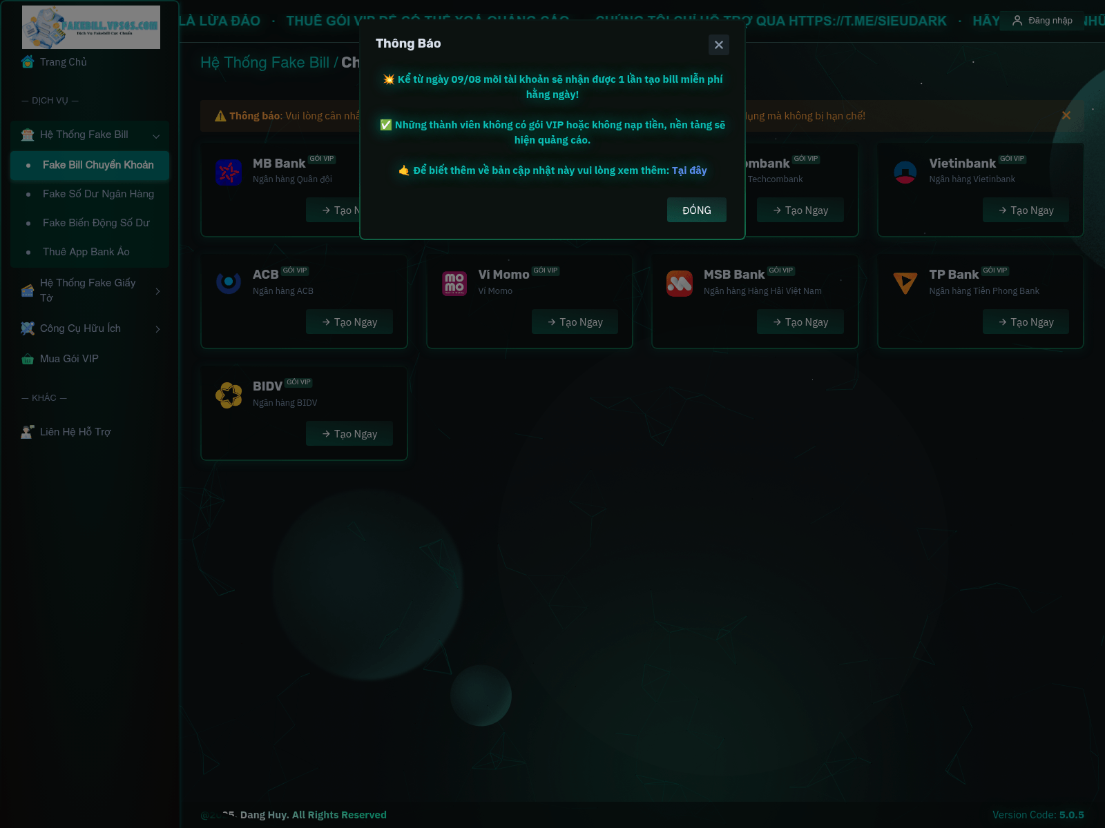 Screenshot of fakebill.vps6s.com
