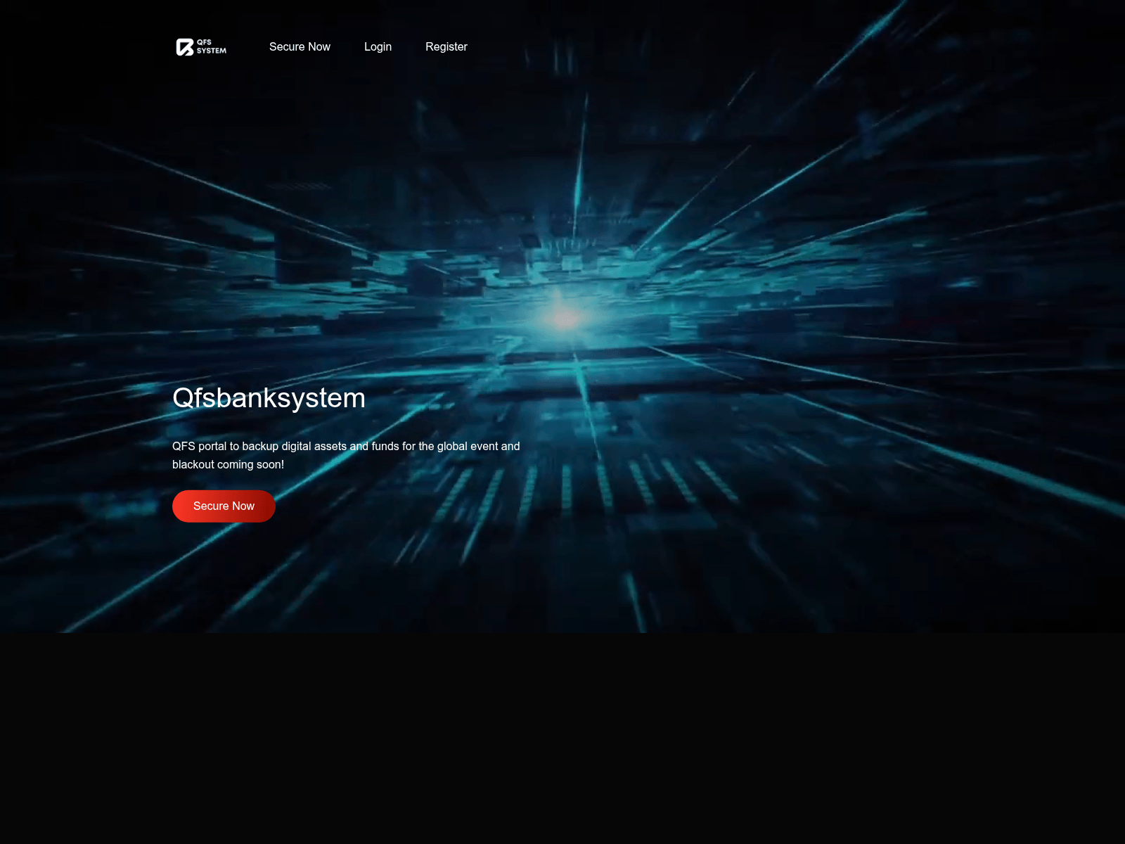 Screenshot of qfsbanksystem.com