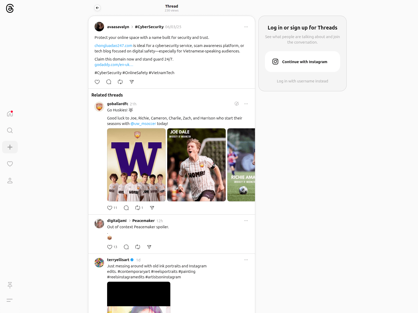 Screenshot of chongluadao247.com