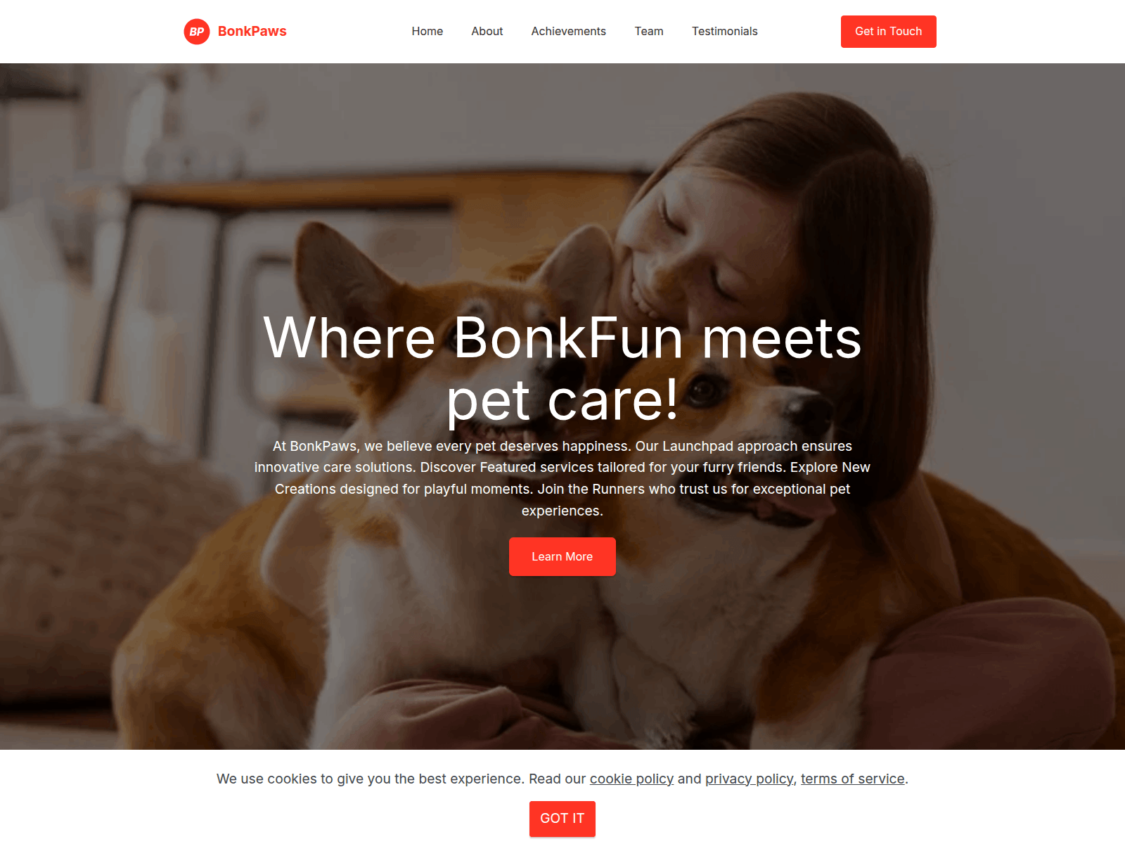 Screenshot of letsbonk.co.com
