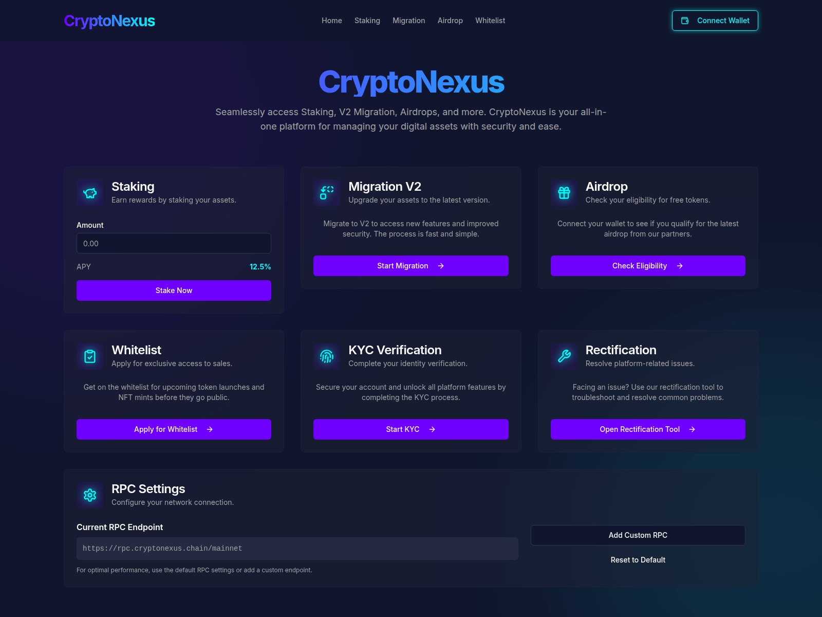 Screenshot of www.cryptonexxs.com