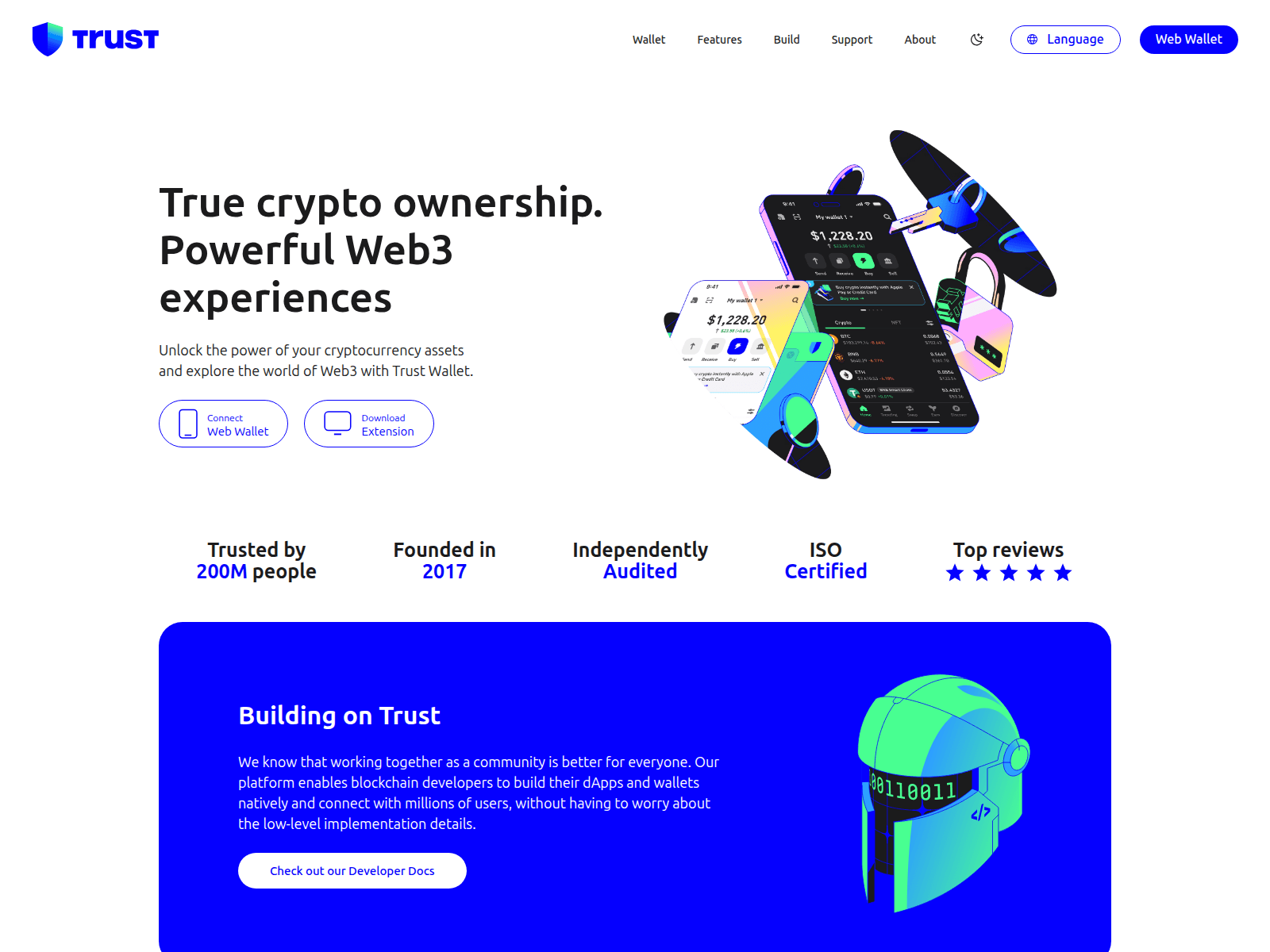 Screenshot of trustweb3wallet.app