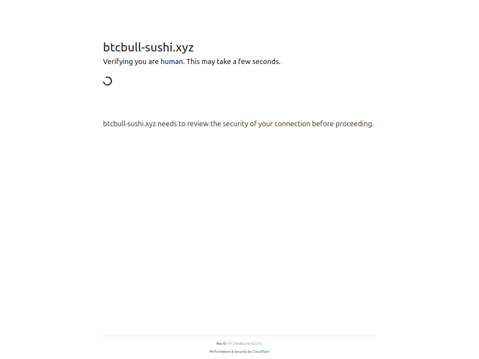 Screenshot of btcbull-sushi.xyz