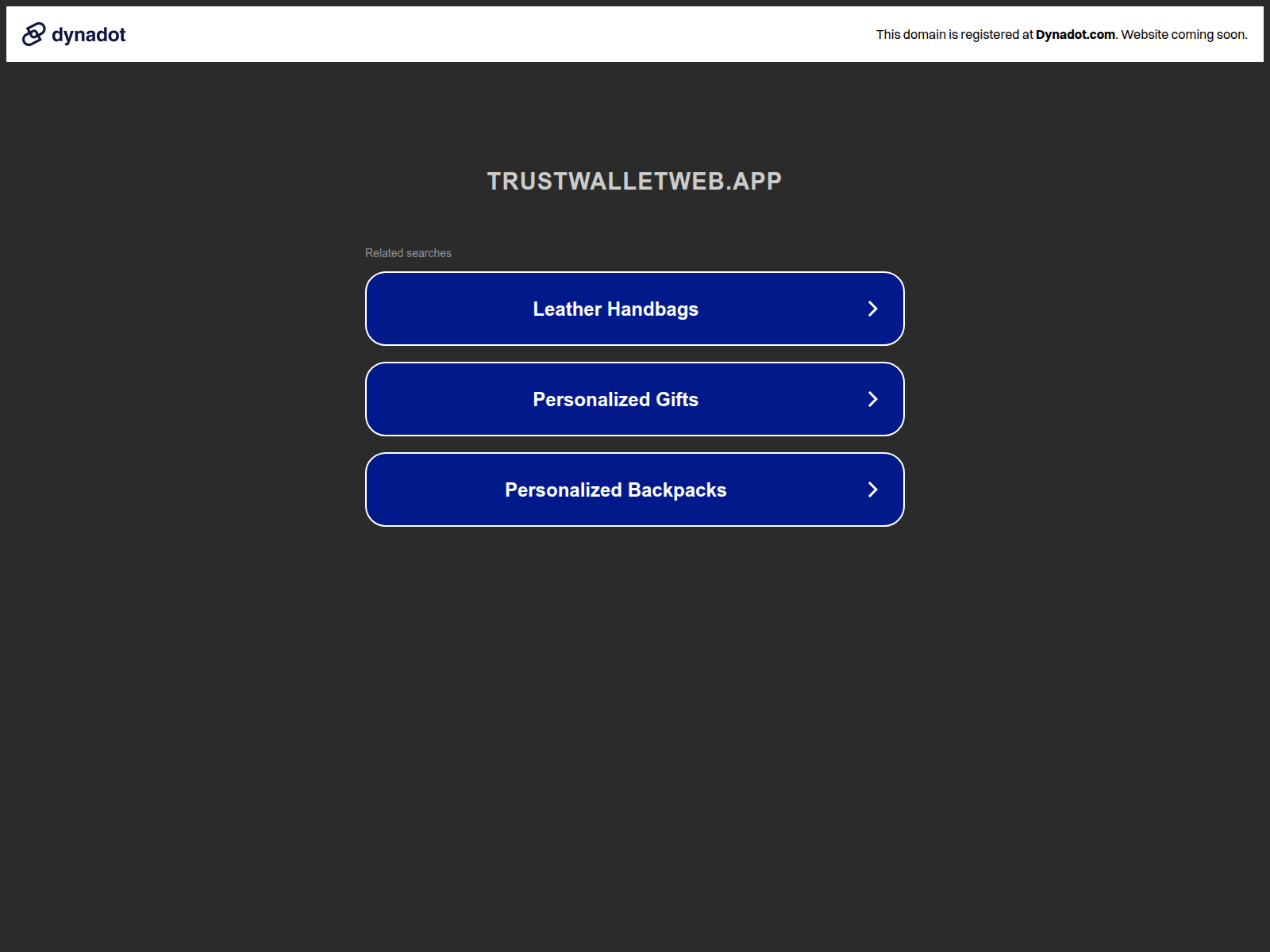 Screenshot of trustwalletweb.app