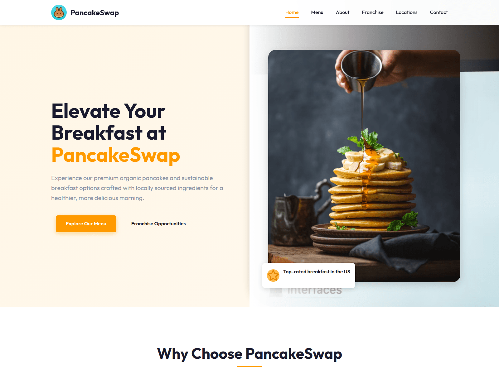 Screenshot of pancakesvep.co.com