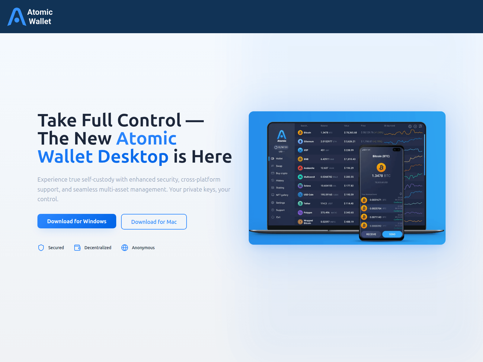 URLScan capture for atomicdesktopwallet.com
