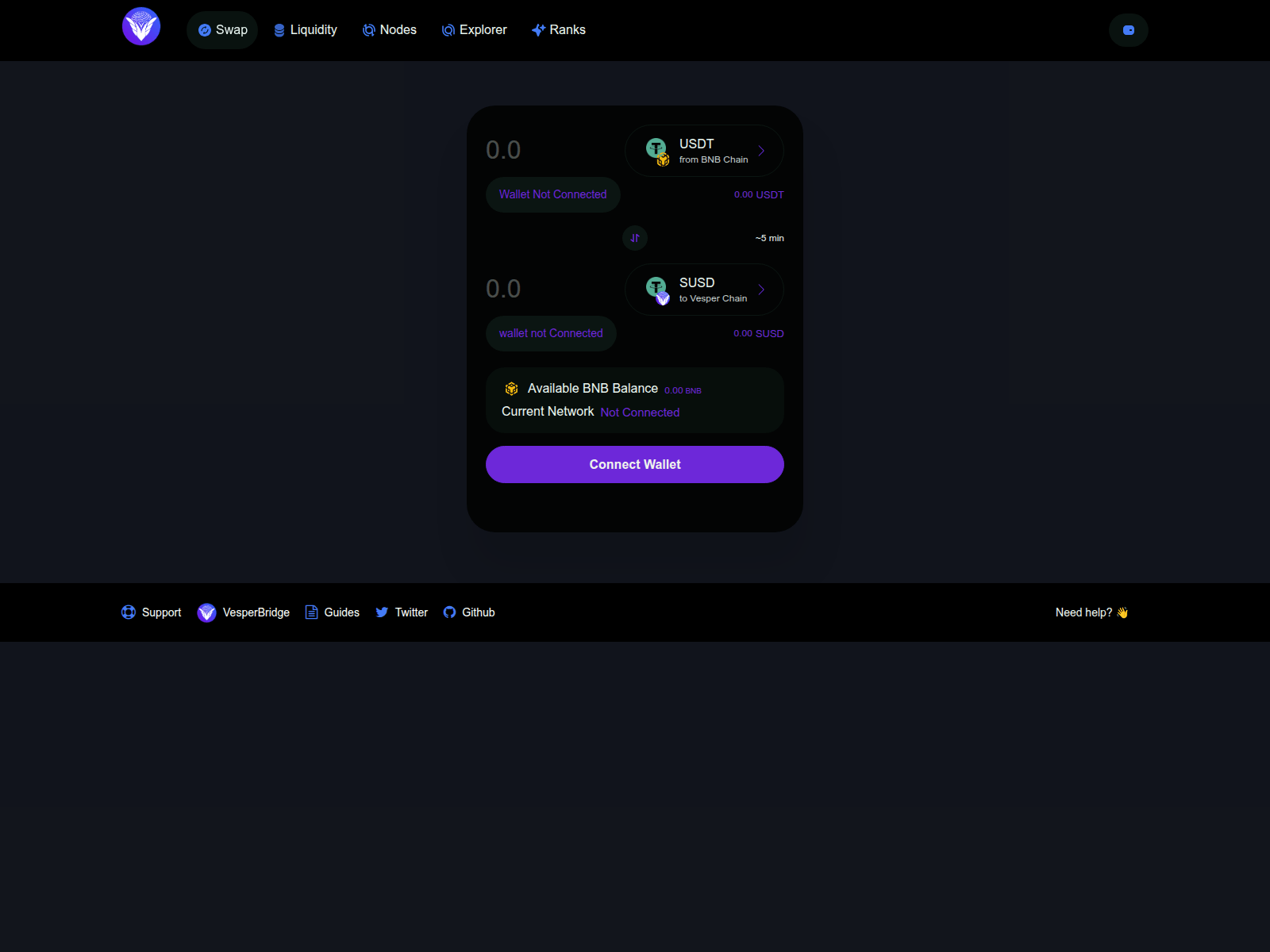 Screenshot of vesperbridge.com