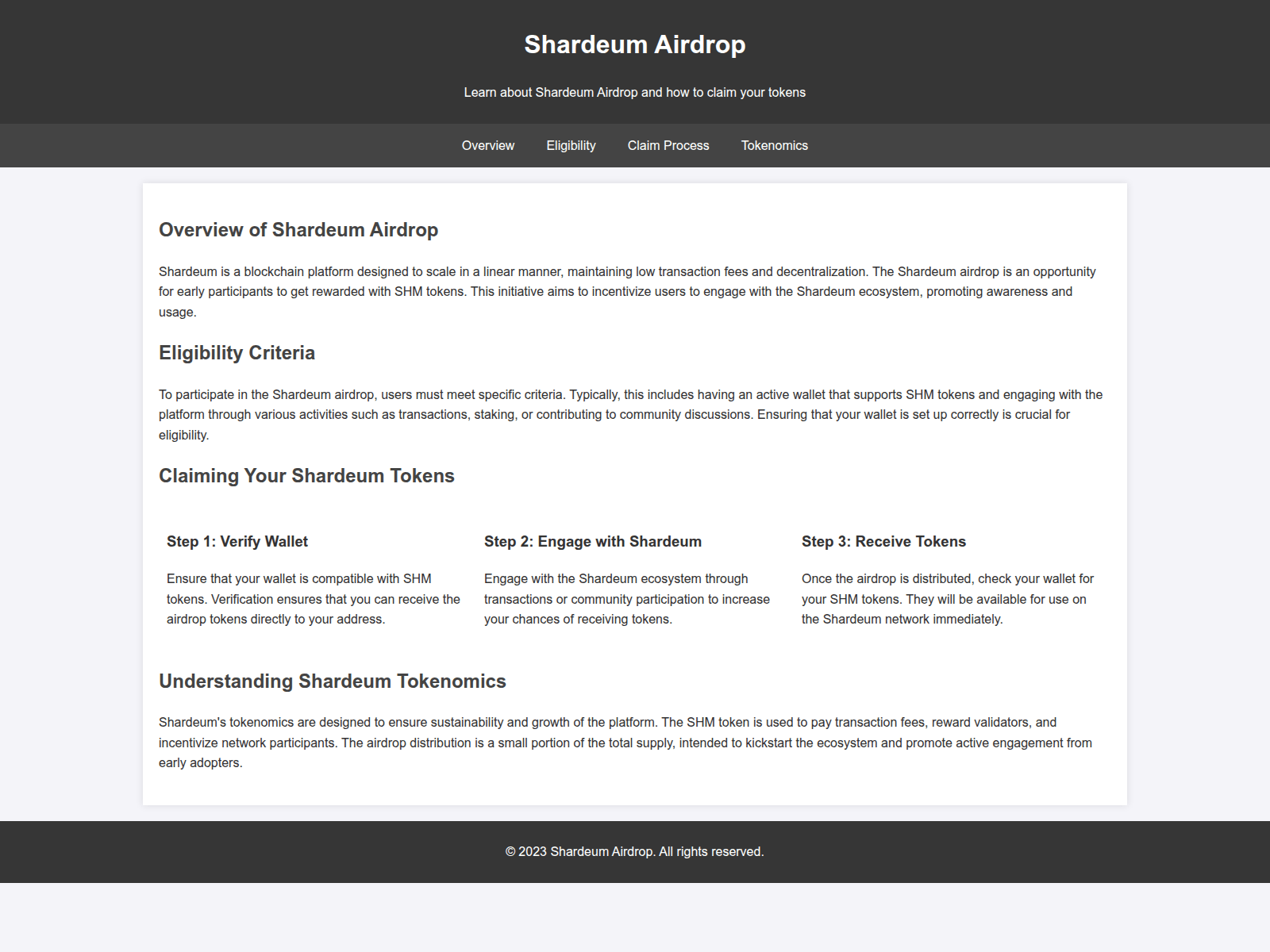 Screenshot of airdropshardeum.live